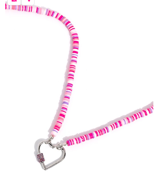 Clearly Carabiner - Pink