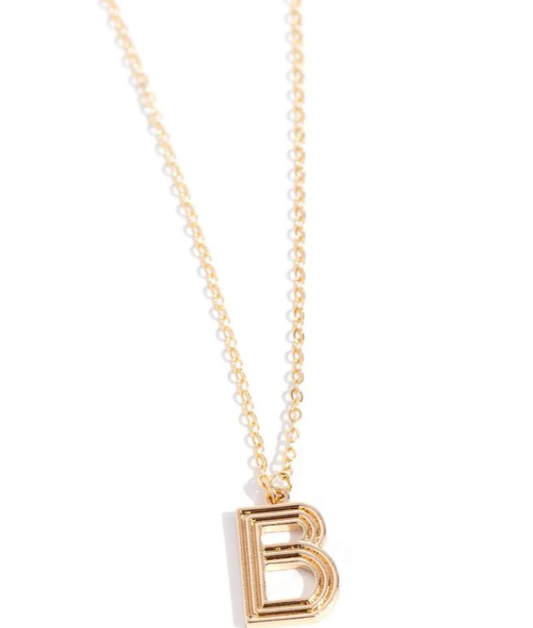 Leave Your Initials - Gold - B